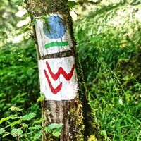 Wegemarkierung Lahnwanderweg / Hugenotten- und Waldenserpfad