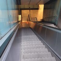 Escalator to the Gern subway station
