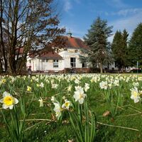 An der Universitätsklinik Homburg vorbei