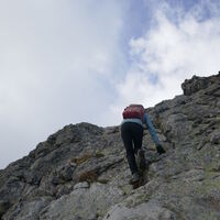 kurz vorm Ultner Spitz gibts eine felsige Passage zu meistern