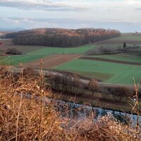 Blick auf andere Neckarseite mit Ende des Zugwiesen-Parks