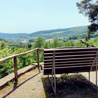Aussicht auf dem Ulmtalradweg