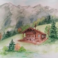 Hochmaisalm Zeichnung
