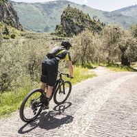 Abfahrt von Laghel Richtung Arco