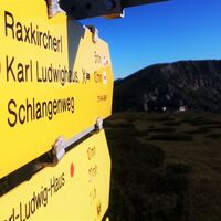 Auf der Rax beim Karl Ludwig Haus