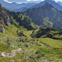 Rückblick Richtung Hütte