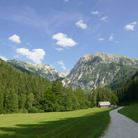 nochmal der Rückblick auf die beiden Pyhrgas-Gipfel