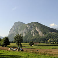 Felder im Val Lomasona