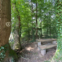 Rastplatz für eine Wanderpause