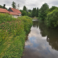 Werra an der Werrabrücke Vachdorf