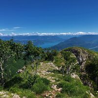 Weg auf der Roche de Chanduraz