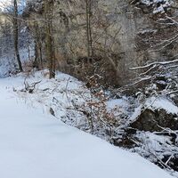 1.3 km Felsen