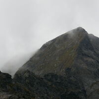 Hier sieht man nochmals die Steilheit der Flanke