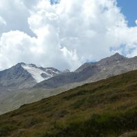 Aufstieg von der M.-Busch-Hütte Richtung Kreuzspitze