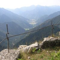 Balkon über den Giudicarien