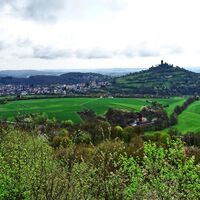 Blick auf Burg Gleiberg