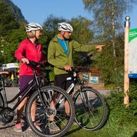 Startpunkt Ammer Amper Radweg an der Ettaler Mühle