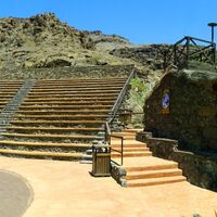 Adler-Showplatz im Palmitos Park, Gran Canaria
