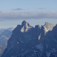 Planspitze, die Peternschartenköpfe und die Roßkuppe im Tele