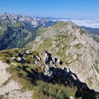 Blick vom Gipfel Richtung Feigenkopf