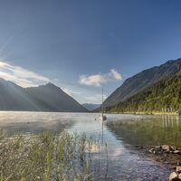 Ausblick vom Seeufer in Pertisau am Achensee