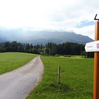 ...und immer Richtung Bad Heilbrunn.