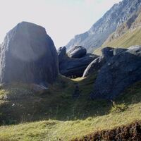 Merschiefer beim Passo Gana Negra