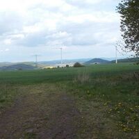 Blick auf den Thüringer Wald