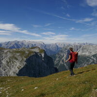 Jetzt gehts zurück zum Normalweg