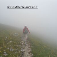 Einge Meter vor der Hütte