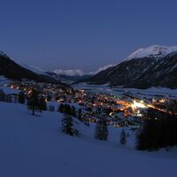 Samedan by night