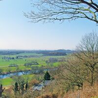 Ausblick ins Siegtal von Weingartsgasse