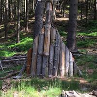 Wilderer-Versteck in der Nähe der Seifartsburg