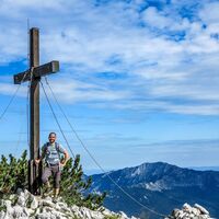 Am Gipfelkreuz