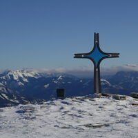 das neue Kreuz mit dem traumhaften Panorama