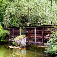Trommelwehr an der Diemel