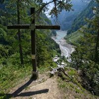 Ausblick vom Chirchlikopf auf den Gigerwald-Stause
