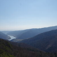 Gruberwarte: Aussicht nach Süd