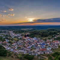 Luftbild von Leimen/Pfalz