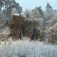 Bruderfelsen im Winter