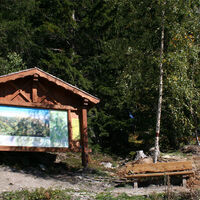 Wanderschautafel und Himmelsknoten
