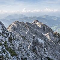 Scheffau_Steig zwischen Treffauer und Tuxeck_Wilder Kaiser