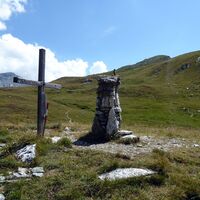 Das Gedächtnismarterl im Murtörl (2260 m).