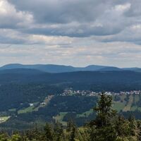 Ausblick nach Tschechien zum Bobik und Boubin