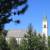 Wieder bei der Pfarrkirche in Rickenbach.