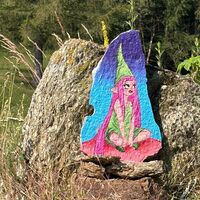 Losa, gemalt an der „Bank der Liebe“ – Bichl del Cro