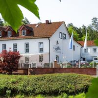 Blick auf das Wohlfühlhotel Rabenhorst