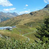 Weg zur Grasjoch Hütte