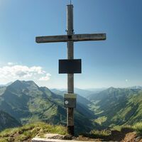 Gipfelkreuz Hornfeldspitze