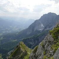 auf der anderen Seite des Törls blicken wir zum Treffauer